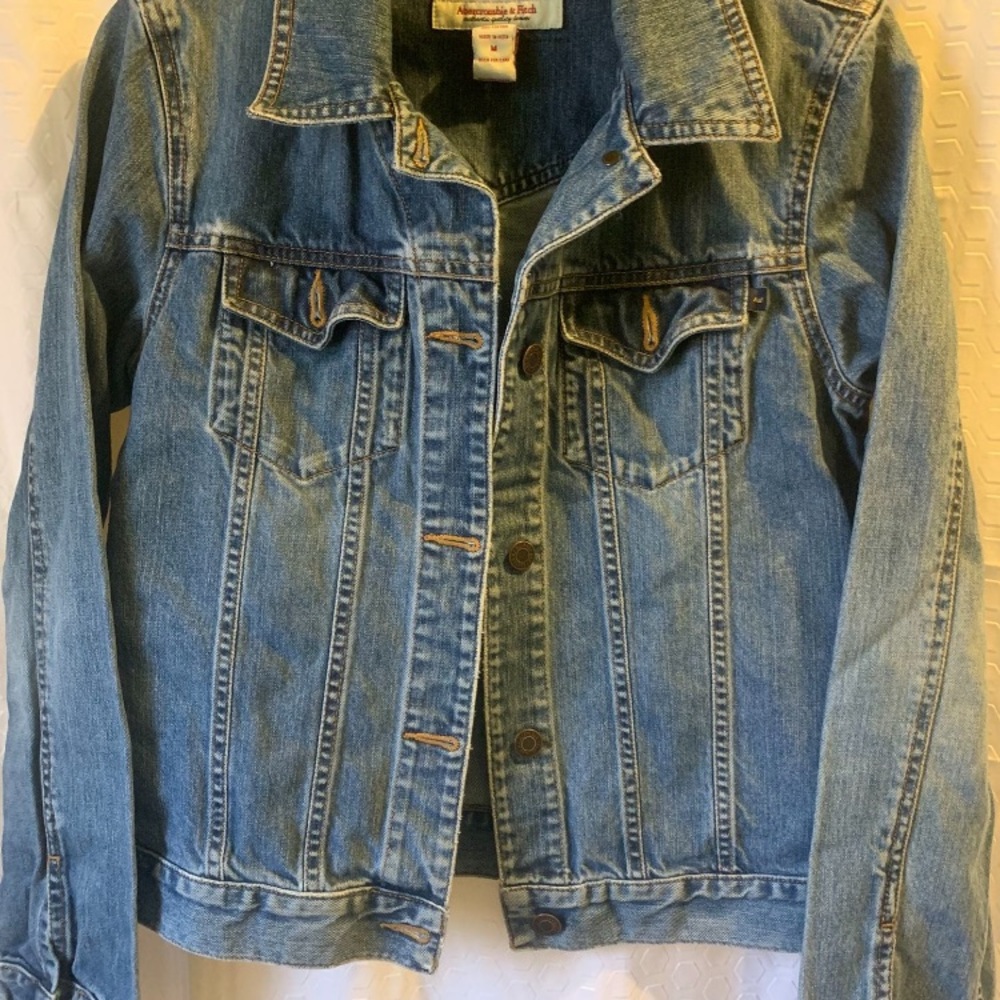 Abercrombie & Fitch Light Blue Jean Jacket